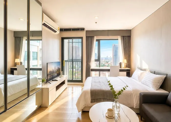 公寓 Thonglor Modern Next To Bts 曼谷
